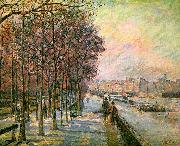  J B Armand  Guillaumin La Place Valhubert, Paris oil